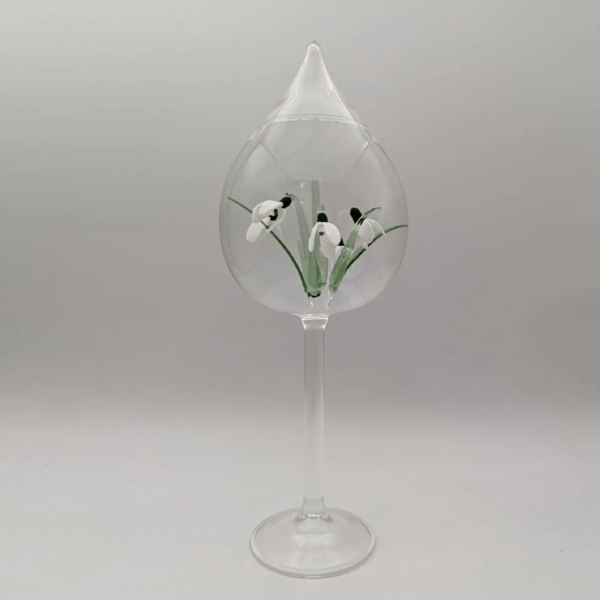 Druppel op steel met bloemen - Afbeelding 3