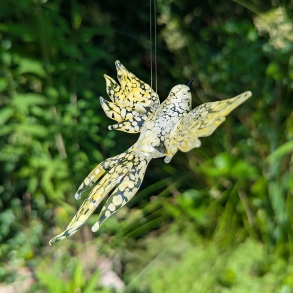 Vogel hangend (massief glas) - Afbeelding 2