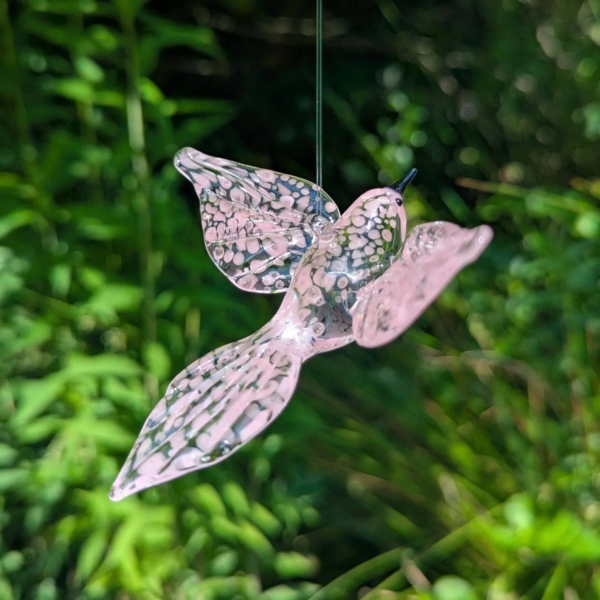 Vogel hangend (massief glas) - Afbeelding 4