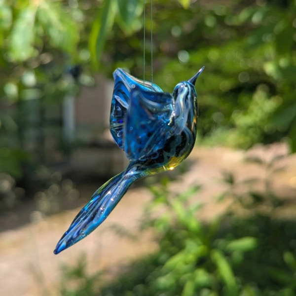 Vogel hangend (massief glas) - Afbeelding 12
