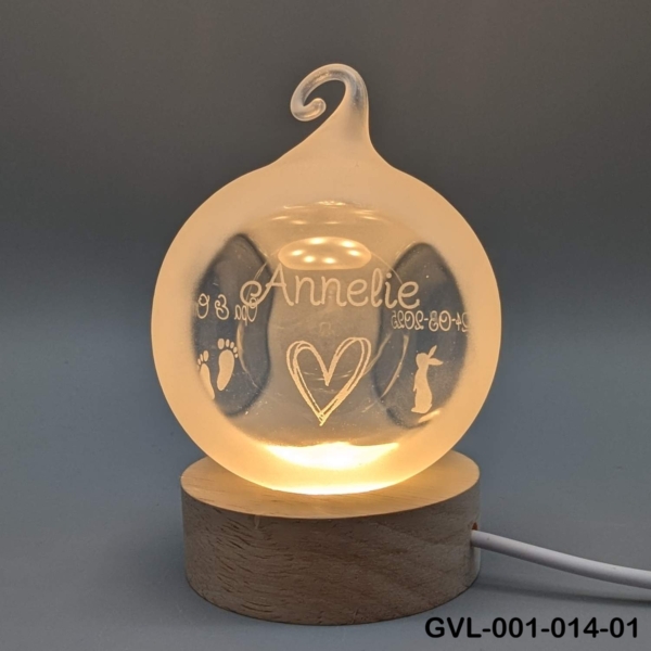 Gezandstraalde geboortegeschenken